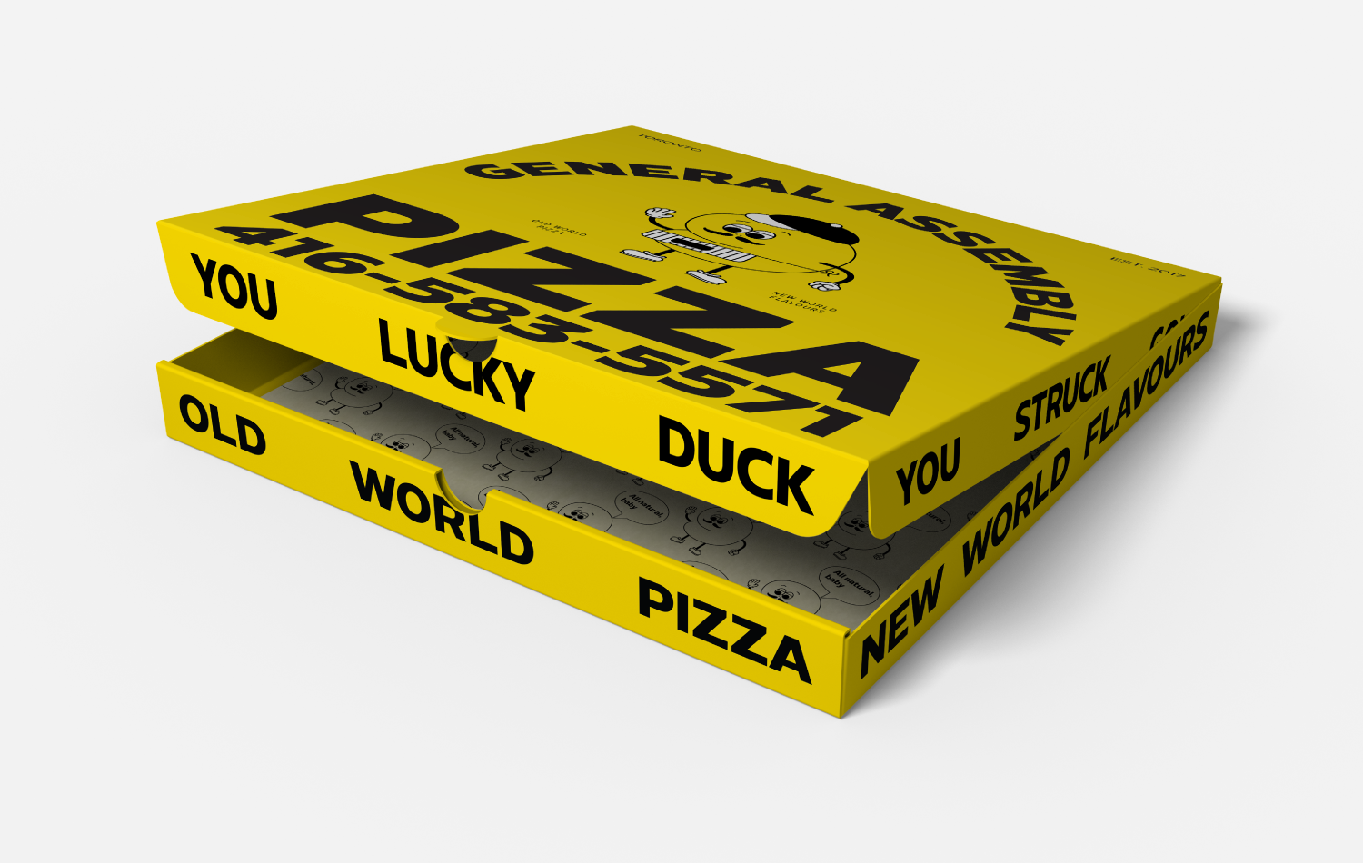 General Assembly Pizza Box Open