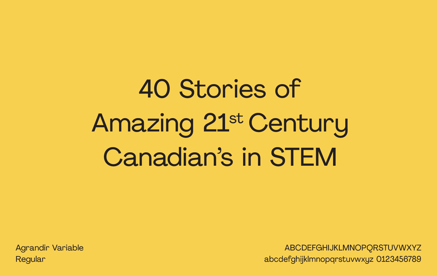 Our Stories In Typography