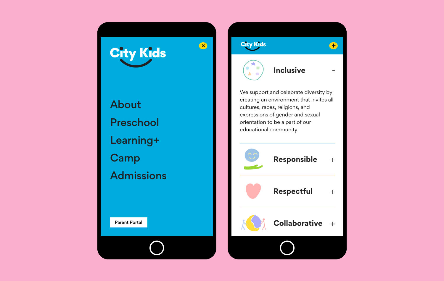 City Kids Mobile Website