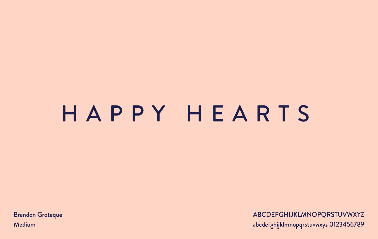 Happy Hearts Logo Primary Font