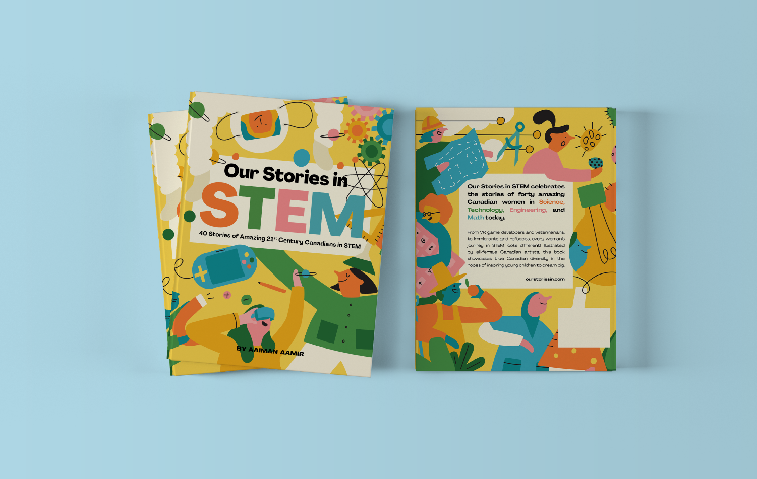 Our Stories In STEM Front and Back Book Cover